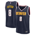 Denver Nuggets Peyton Watson Fanatics Fast Break Replica Player Jersey - Icon Edition - Navy