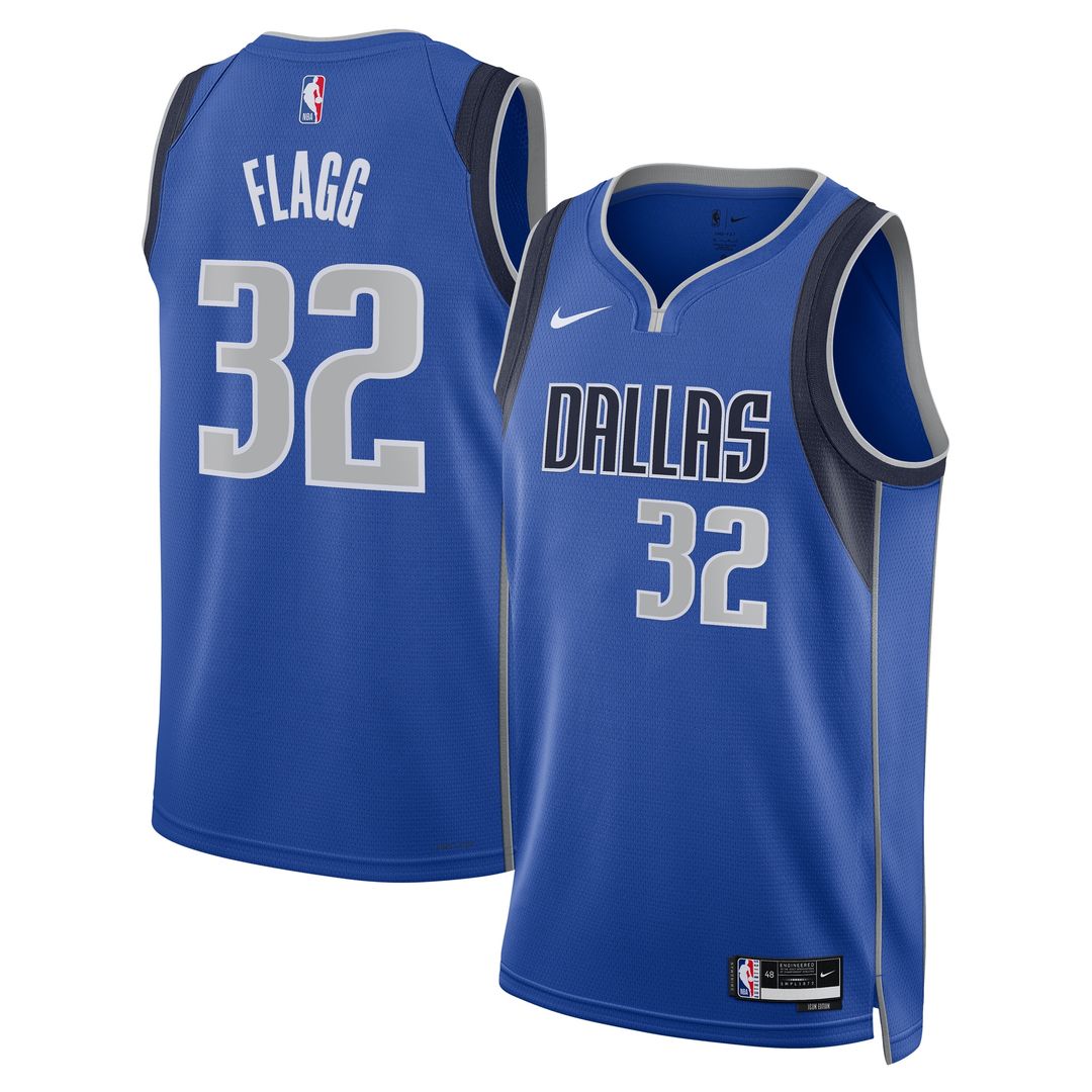 Dallas Mavericks Cooper Flagg Nike Unisex Nba Draft First Round Pick Swingman Jersey - Icon Edition - Blue