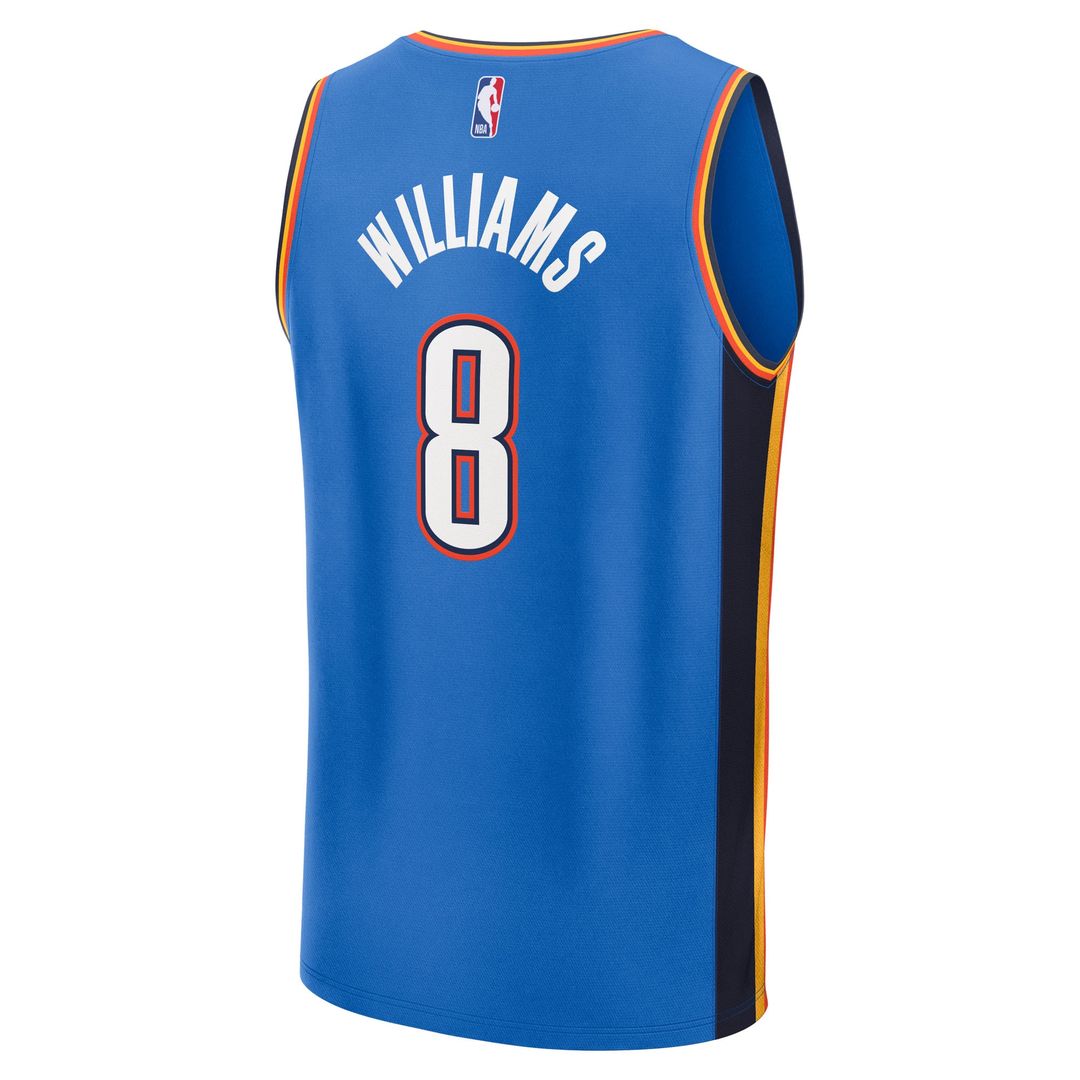 Oklahoma City Thunder Jalen Williams Fanatics Youth Nba Finals Champions Fast Break Replica Player Jersey - Blue - Icon Edition