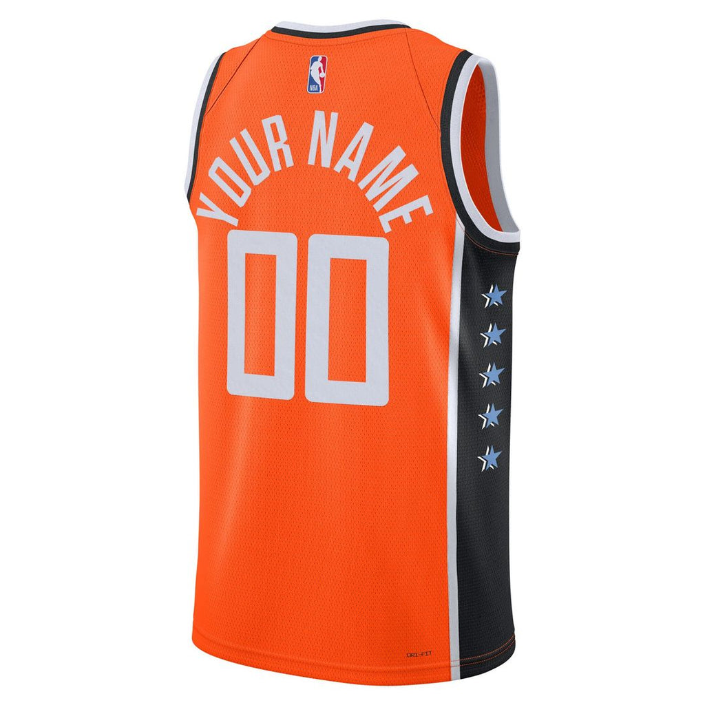 La Clippers Nike Unisex /26 City Edition Swingman Custom Jersey - Orange