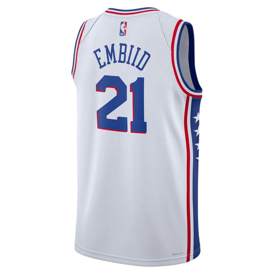 Philadelphia 76Ers Joel Embiid Nike Unisex Swingman Jersey - Icon Edition - Royal