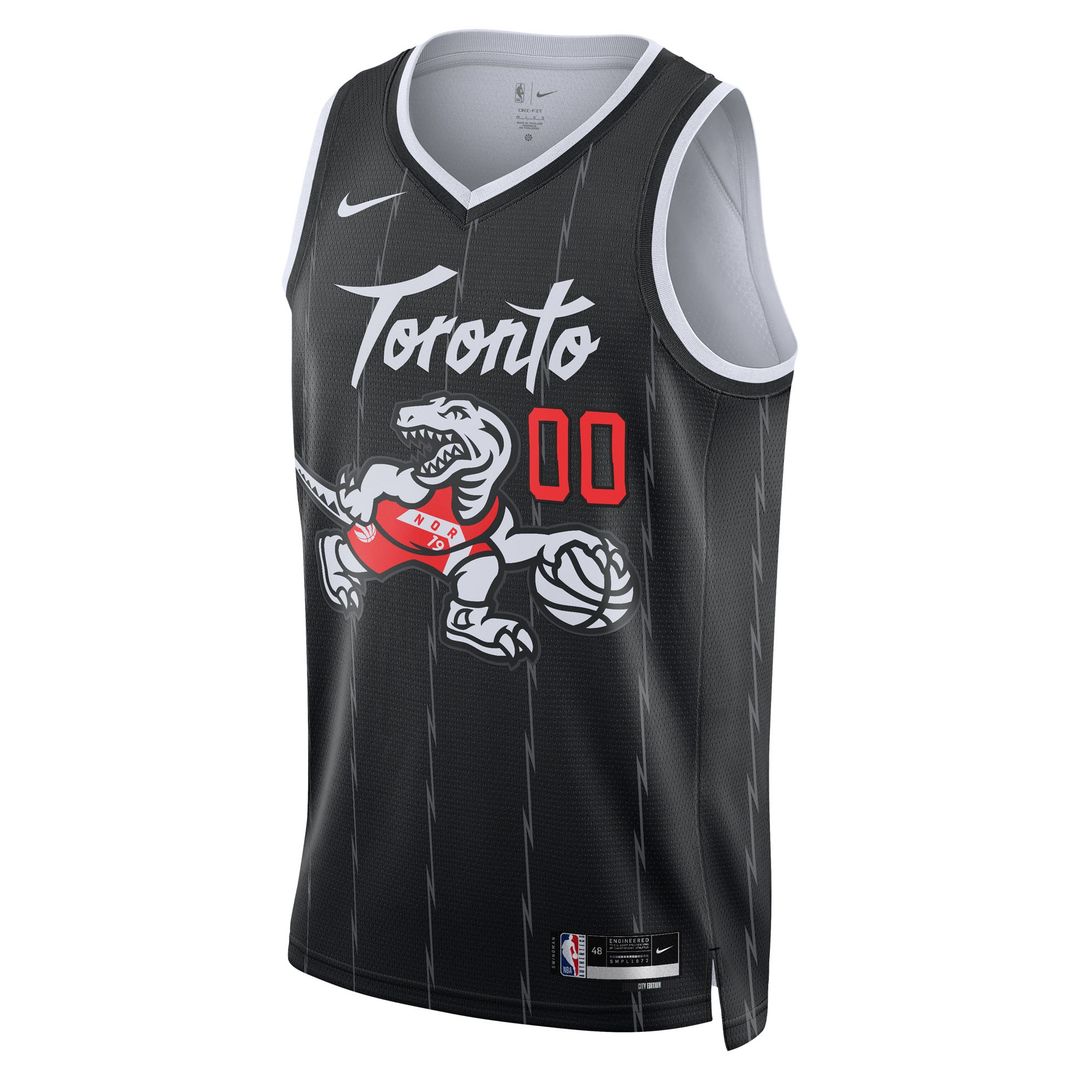 Toronto Raptors Nike Unisex /26 City Edition Swingman Custom Jersey - Black