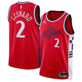 La Clippers Kawhi Leonard Jordan Brand Unisex 2024/25 Swingman Jersey - Statement Edition - Red