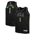 New Orleans Pelicans Zion Williamson Nike Youth /26 City Edition Swingman Jersey - Black