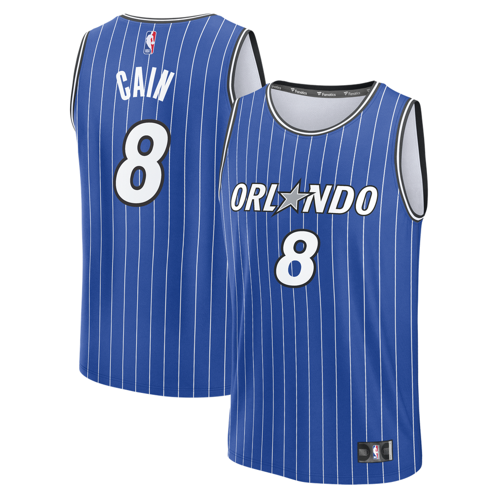 Orlando Magic Jamal Cain Fanatics Fast Break Jersey - Icon Edition - Blue