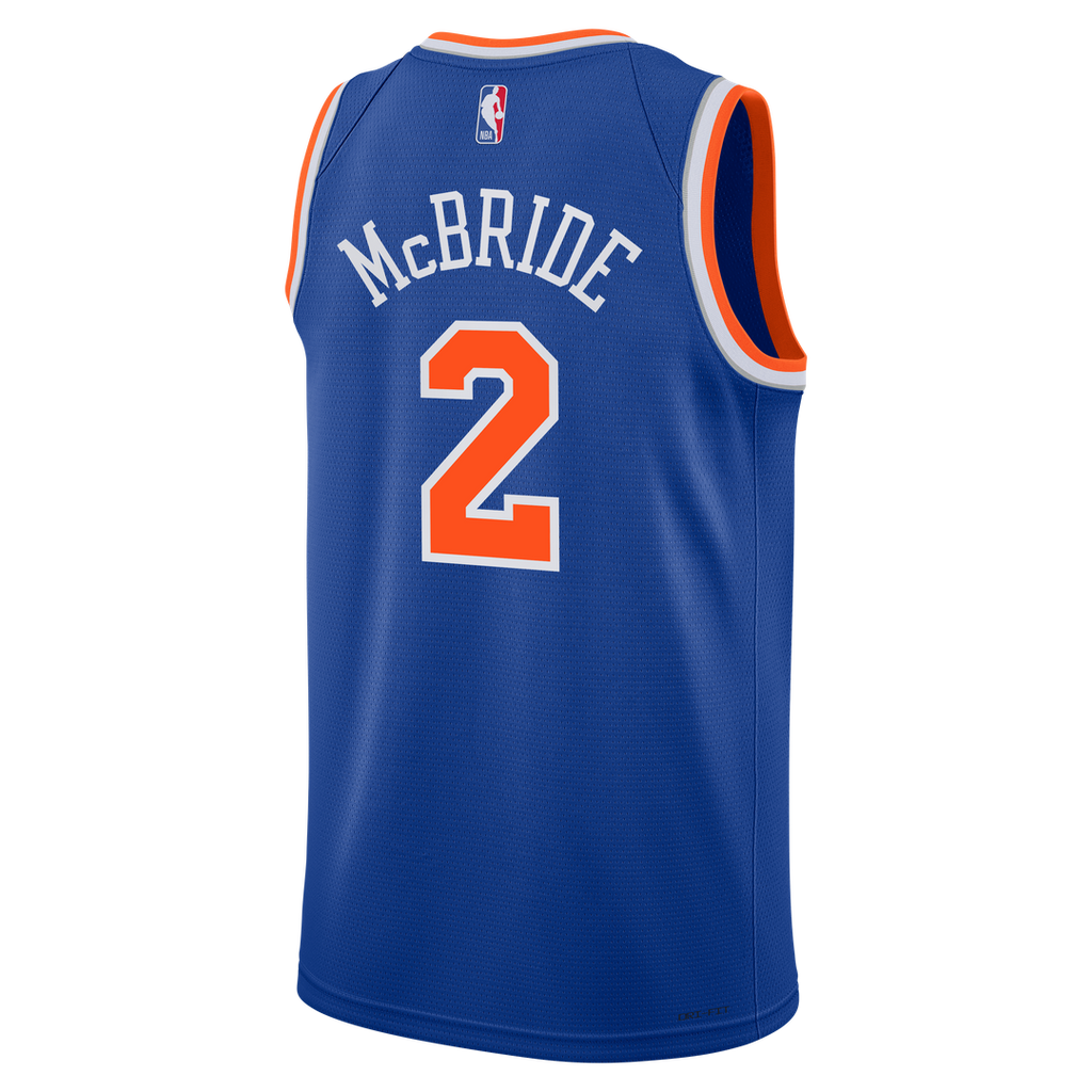 New York Knicks Miles Mcbride Nike Youth Swingman Jersey - Icon Edition - Blue