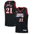 Philadelphia 76Ers Joel Embiid Nike Youth Swingman Jersey - Classic Edition - Black