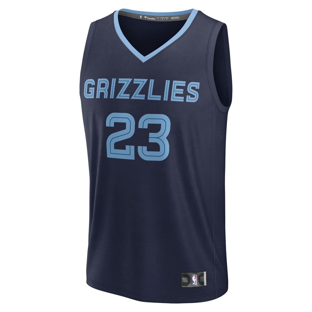Memphis Grizzlies Cedric Coward Fanatics Nba Draft First Round Pick Fast Break Replica Jersey - Icon Edition - Navy