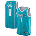 Charlotte Hornets Lamelo Ball Nike Youth Swingman Jersey - Icon Edition - Teal