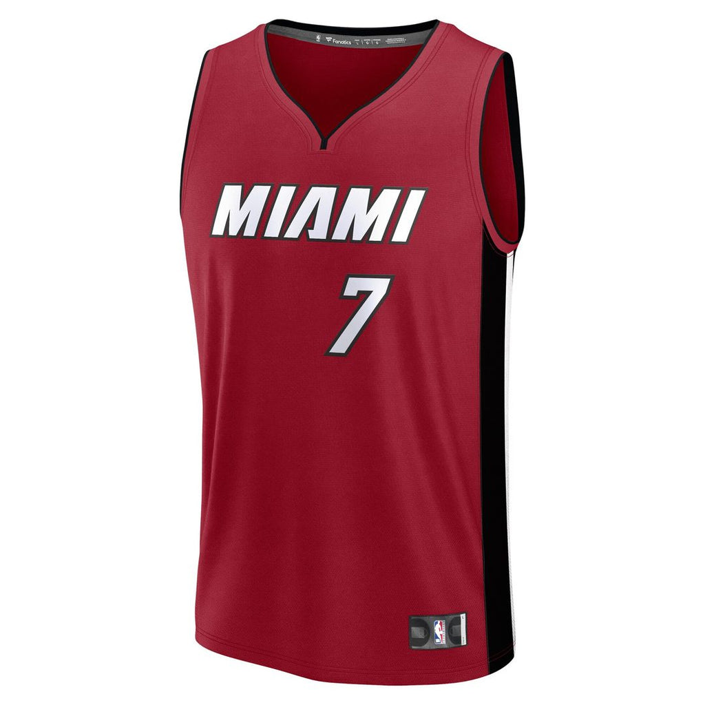 Miami Heat Kel'El Ware Fanatics Fast Break Player Jersey - Statement Edition - Red