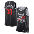 Toronto Raptors Nike Unisex /26 City Edition Swingman Custom Jersey - Black