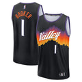 Phoenix Suns Devin Booker Fanatics /26 City Edition Fast Break Jersey - Black