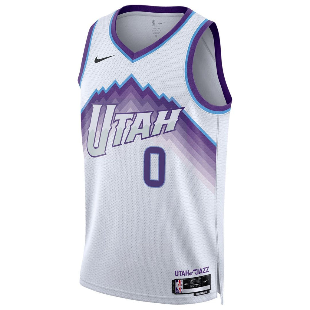 Utah Jazz Taylor Hendricks Nike Unisex Swingman Jersey - Association Edition - White