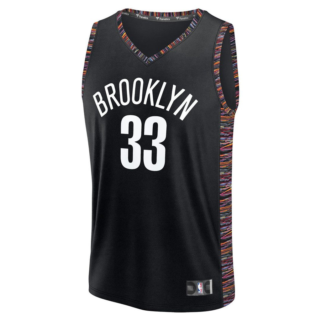 Brooklyn Nets Nic Claxton Fanatics /26 City Edition Fast Break Jersey - Black