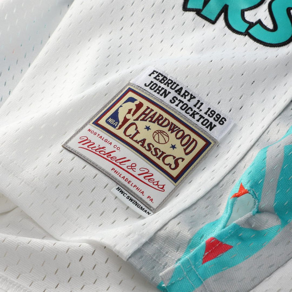 John Stockton 1996 Nba All - Star Game Mitchell & Ness Youth Hardwood Classics Swingman Jersey - White