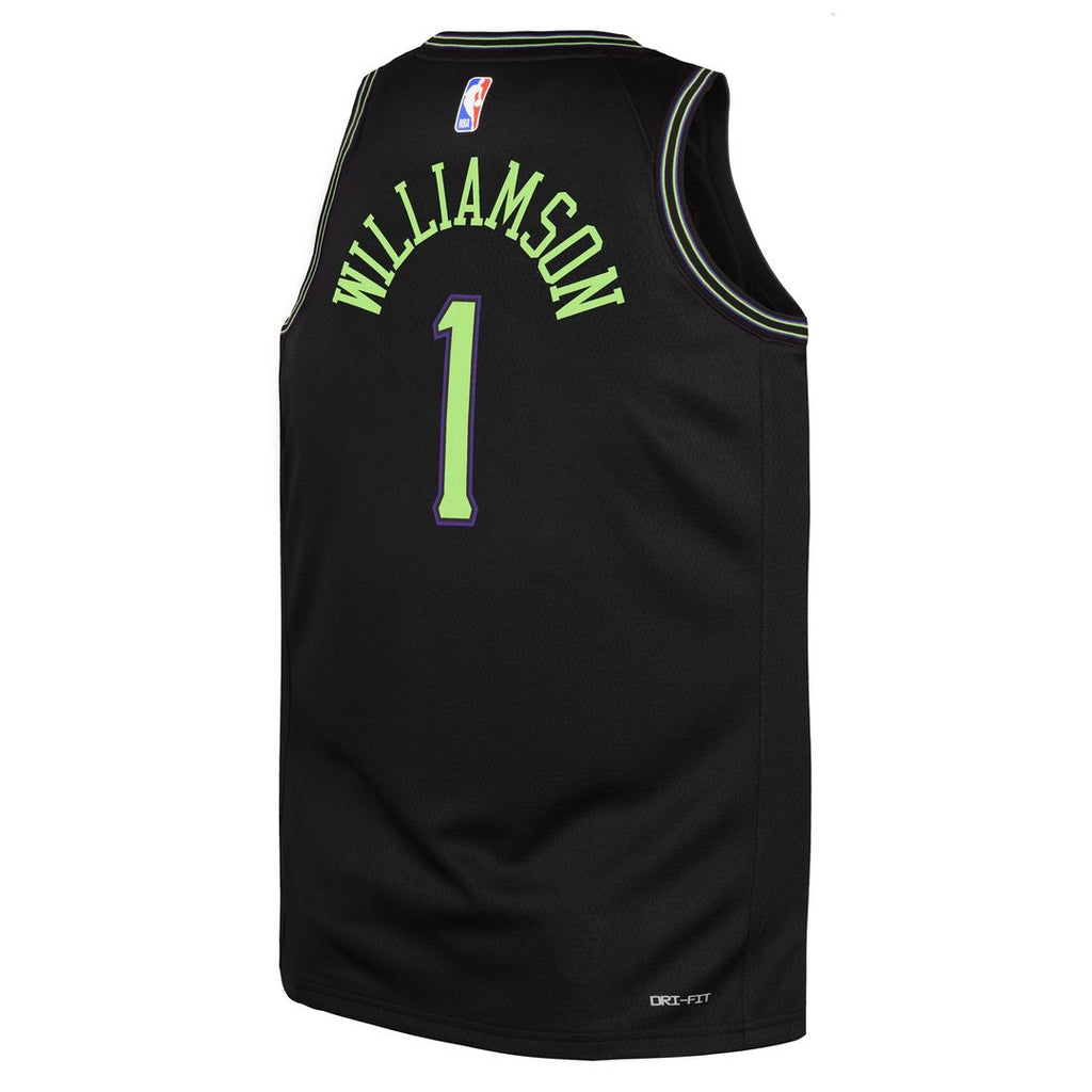 New Orleans Pelicans Zion Williamson Nike Youth /26 City Edition Swingman Jersey - Black
