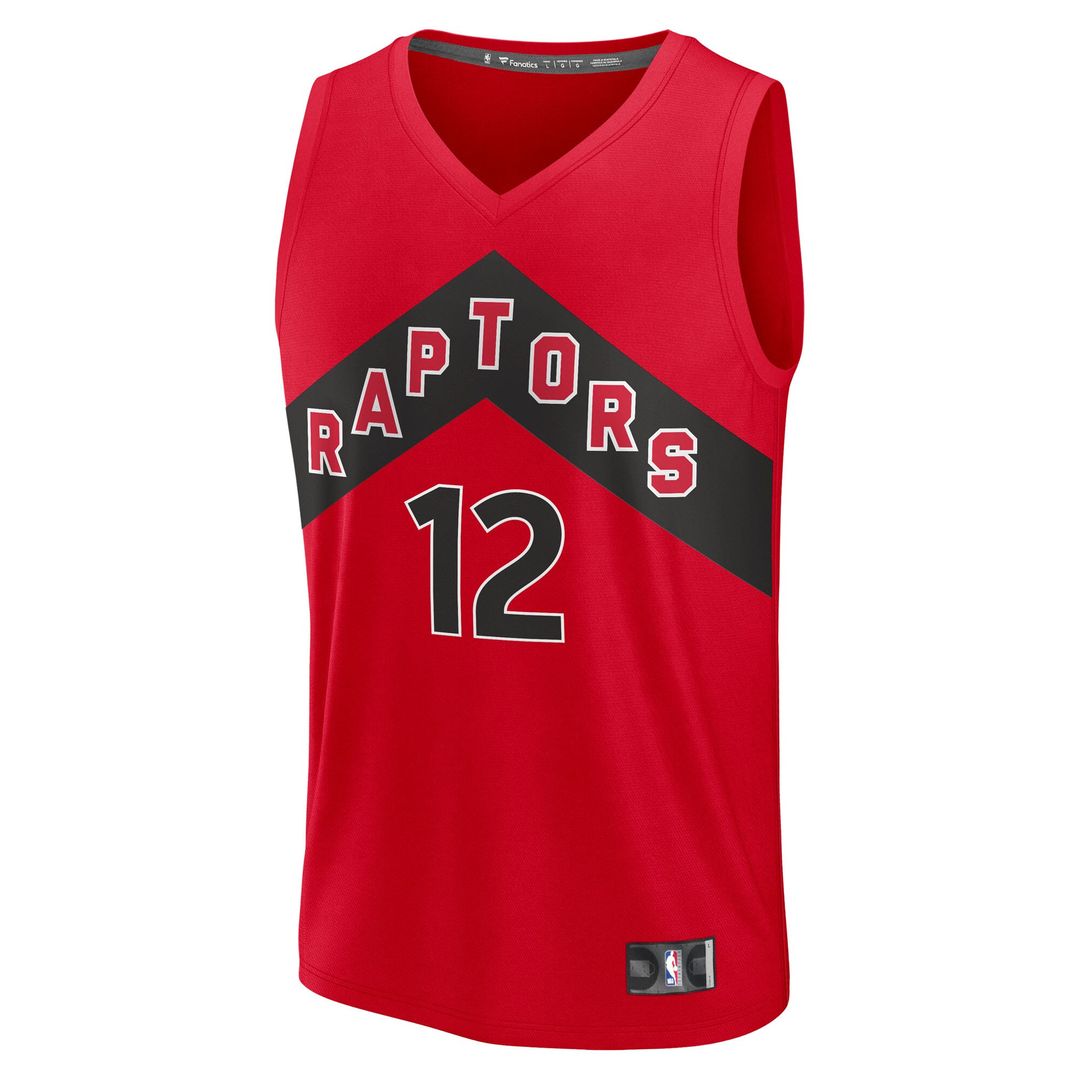 Toronto Raptors Collin Murray - Boyles Fanatics Nba Draft First Round Pick Fast Break Replica Jersey - Icon Edition - Red