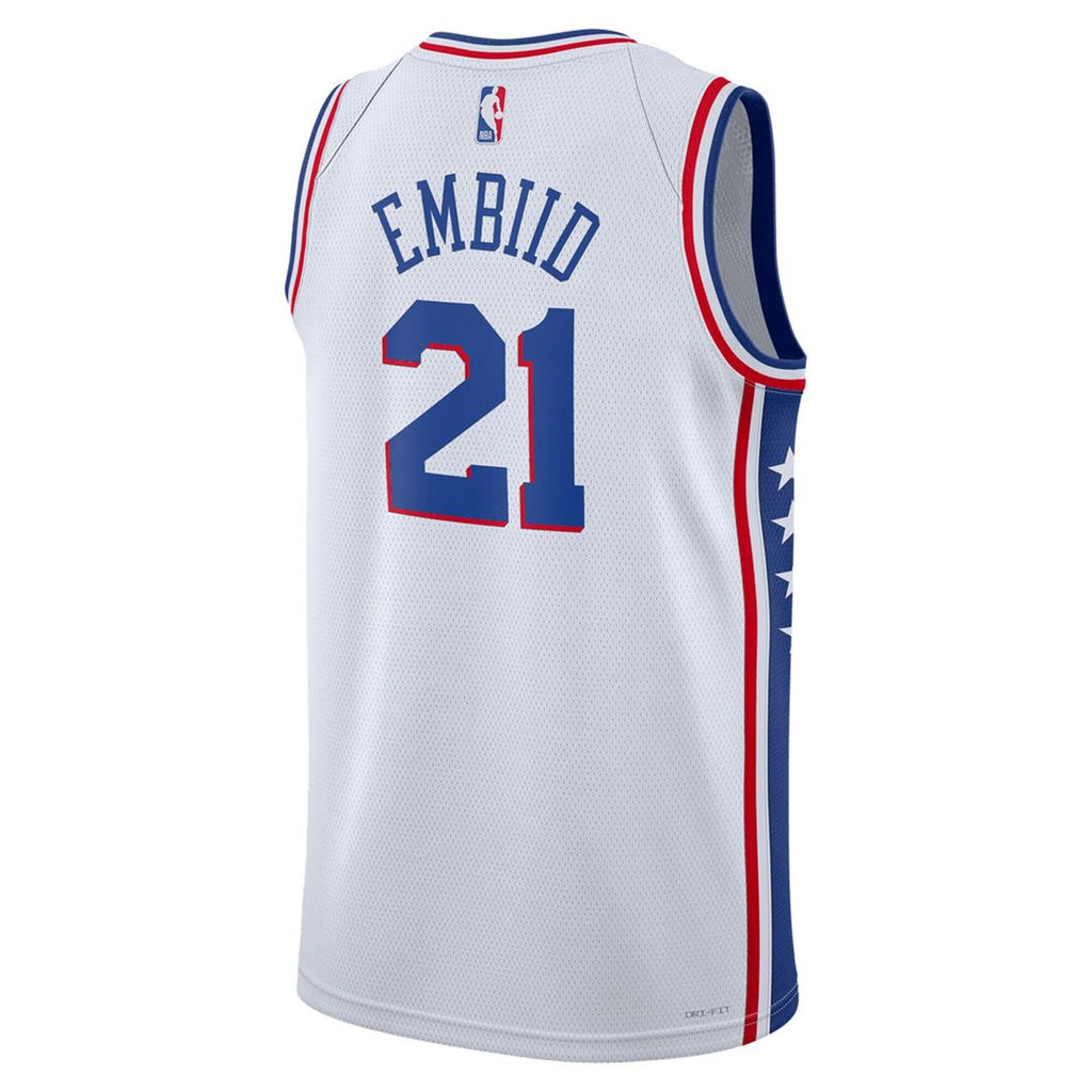 Philadelphia 76Ers Joel Embiid Nike Unisex Swingman Jersey - Association Edition - White