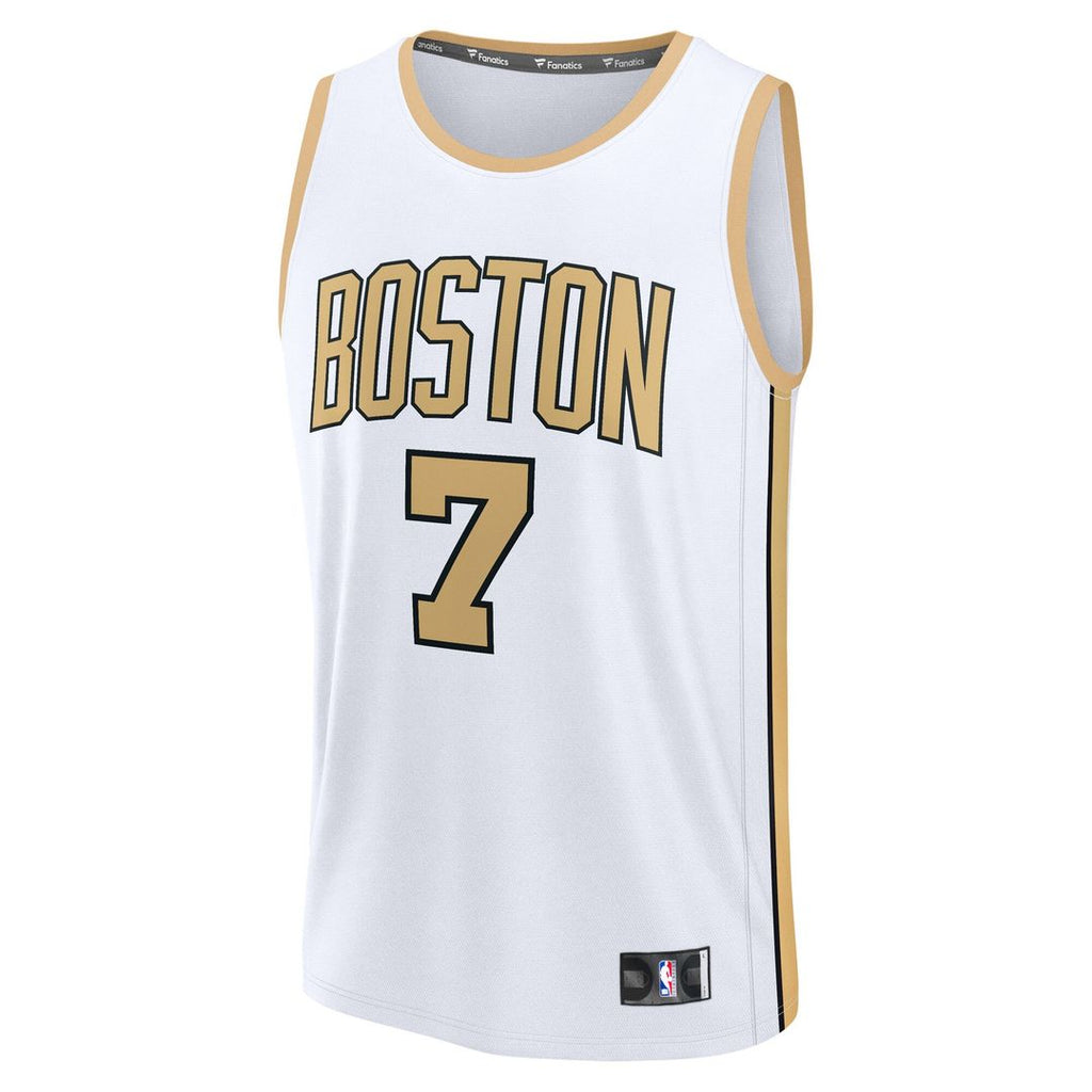 Boston Celtics Jaylen Brown Fanatics /26 City Edition Fast Break Jersey - White