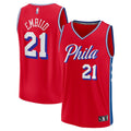 Philadelphia 76Ers Joel Embiid Fanatics Fast Break Replica Player Jersey - Statement Edition - Red