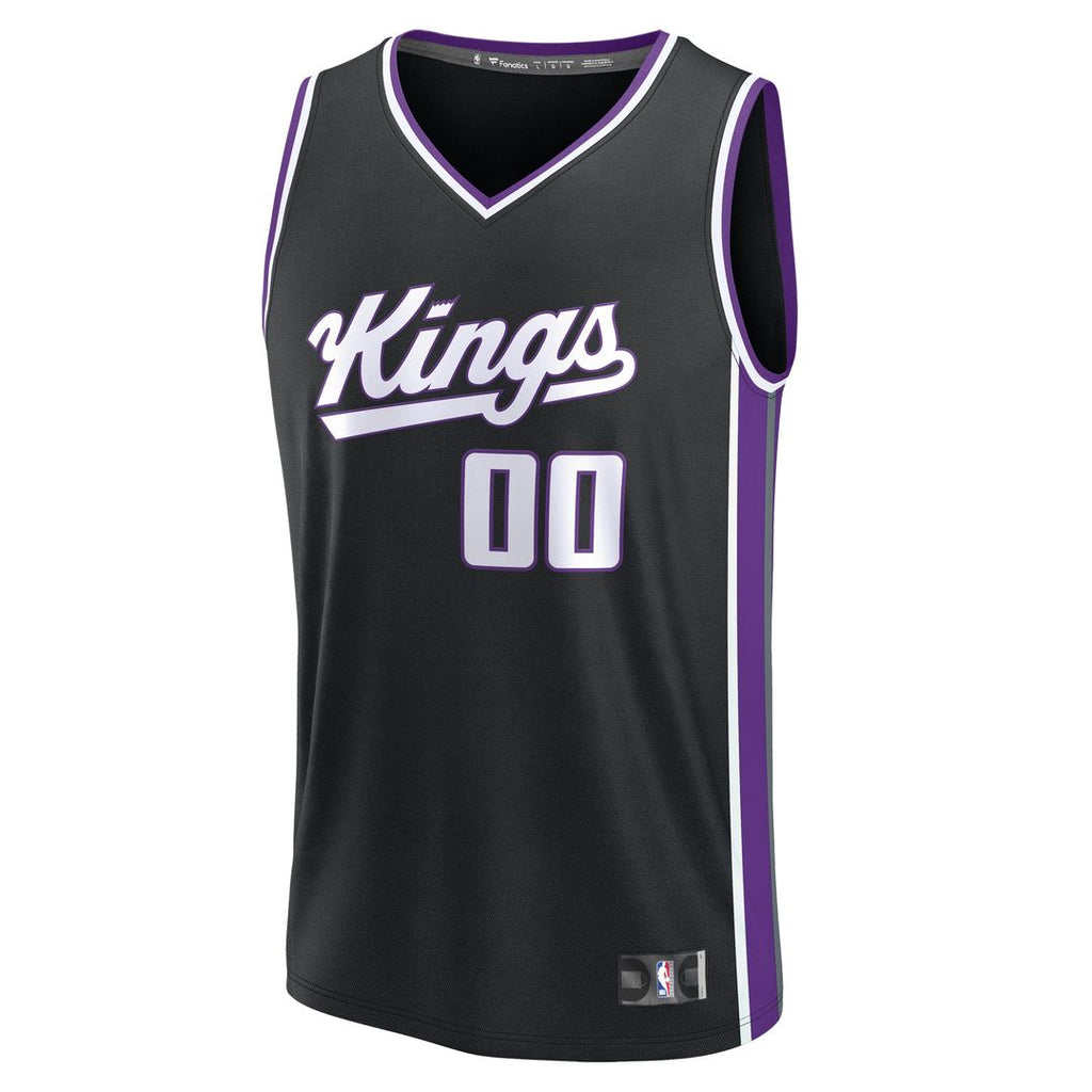 Sacramento Kings Fanatics Fast Break Custom Jersey - Icon Edition - Black