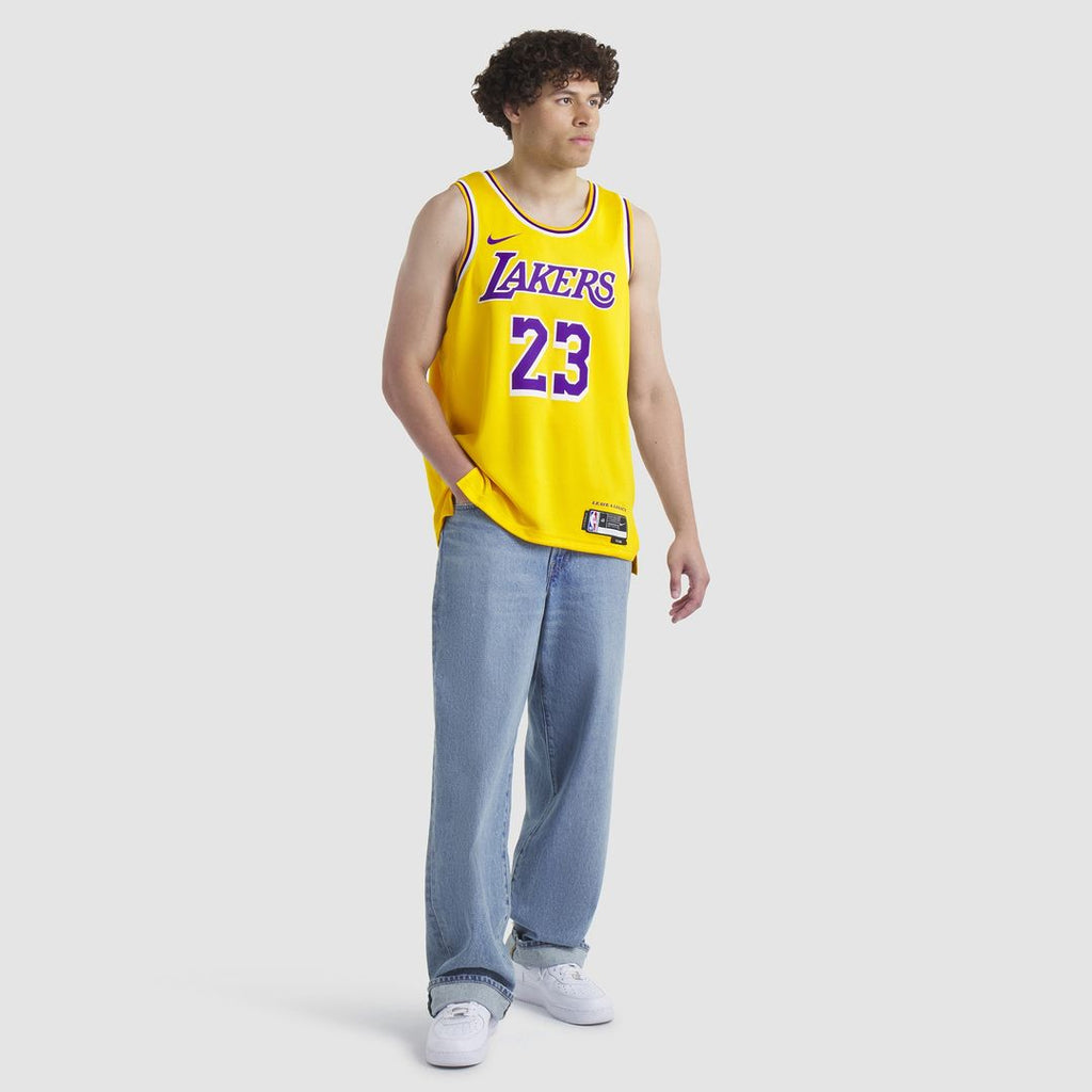 Los Angeles Lakers Lebron James Nike Unisex Swingman Jersey - Icon Edition - Gold