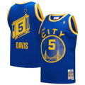 Golden State Warriors Baron Davis Mitchell & Ness Hardwood Classics 2004/05 Swingman Jersey - Royal
