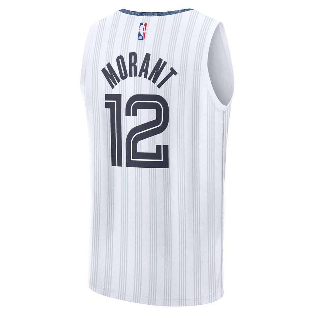 Memphis Grizzlies Ja Morant Fanatics /26 City Edition Fast Break Jersey - White