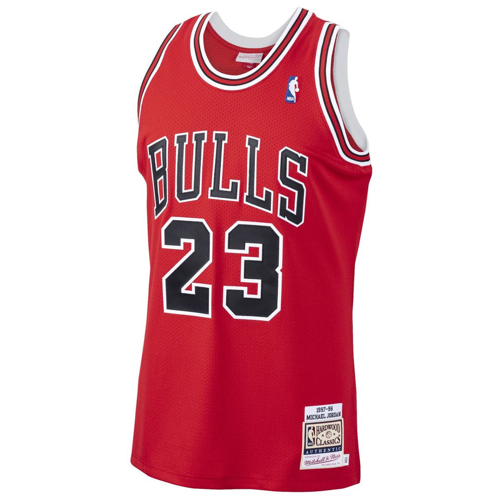 Chicago Bulls Michael Jordan Mitchell & Ness 1997/98 Hardwood Classics Authentic Jersey - White