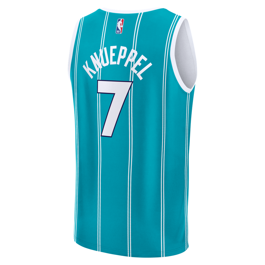 Charlotte Hornets Kon Knueppel Fanatics Nba Draft First Round Pick Fast Break Replica Jersey - Icon Edition - Teal