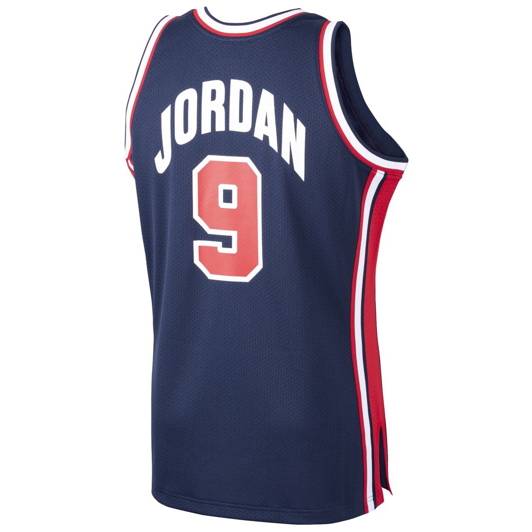 Michael Jordan Usa Basketball Mitchell & Ness Home 1992 Dream Team Authentic Jersey - Navy