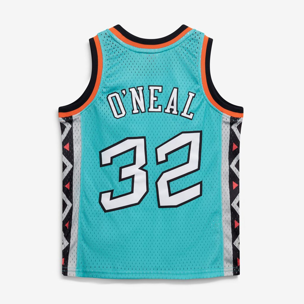 Shaquille O'Neal 1996 Nba All - Star Game Mitchell & Ness Youth Hardwood Classics Swingman Jersey - Teal