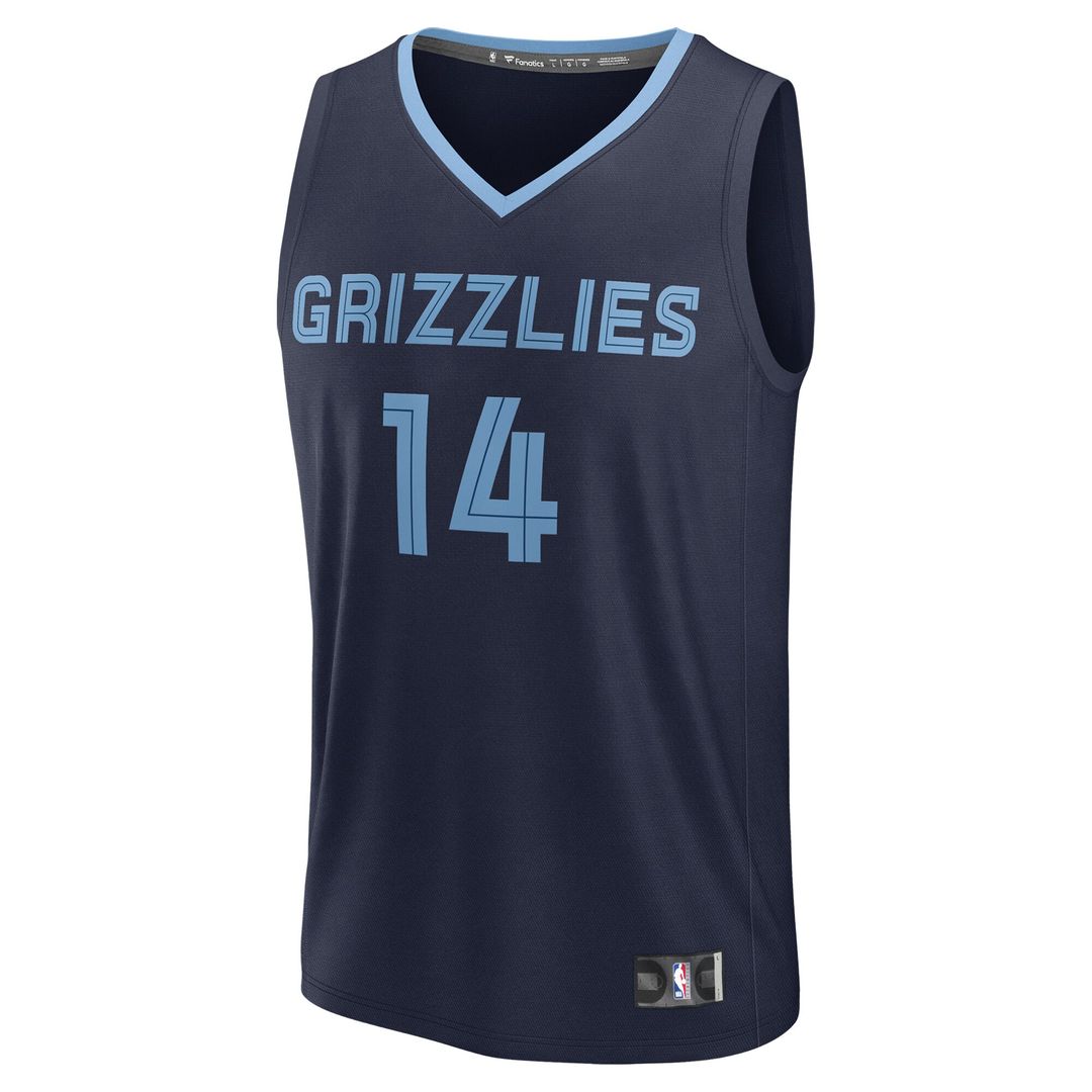 Memphis Grizzlies Zach Edey Fanatics 2024 Nba Draft Fast Break Player Jersey - Icon Edition - Navy