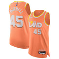 Cleveland Cavaliers Donovan Mitchell Nike Unisex /26 Authentic Jersey - City Edition - Orange