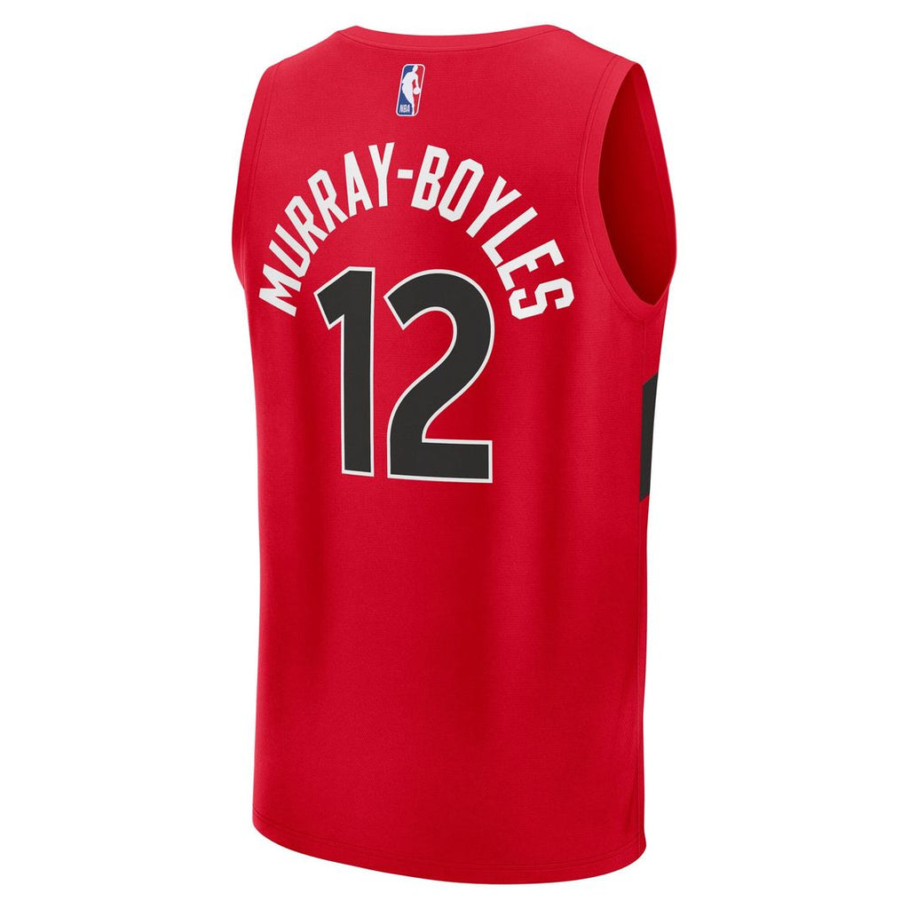 Toronto Raptors Collin Murray - Boyles Fanatics Nba Draft First Round Pick Fast Break Replica Jersey - Icon Edition - Red
