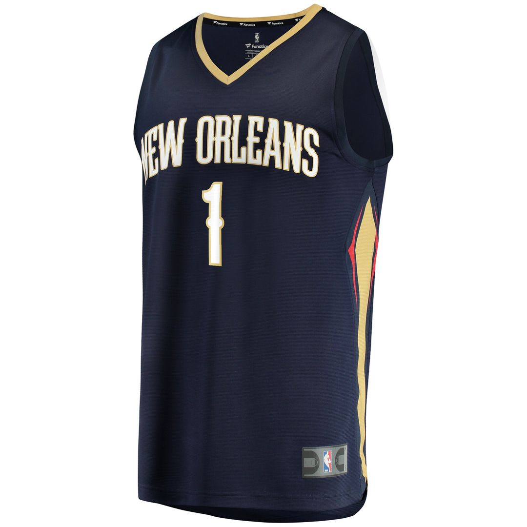 New Orleans Pelicans Zion Williamson Fanatics Replica Fast Break Jersey Red - Statement Edition