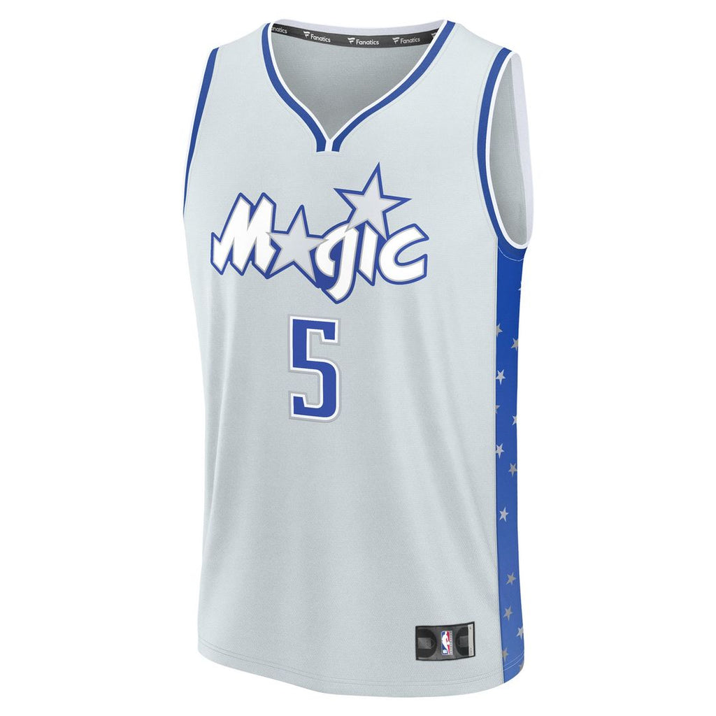Orlando Magic Paolo Banchero Fanatics /26 City Edition Fast Break Jersey - Silver